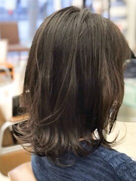 グランシュ 青葉台店(GranCieux) 外ハネボブ×透明感グレージュ