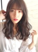 表参道 デジタルパーマ イルミナ アッシュブラウン 春/栗原/309