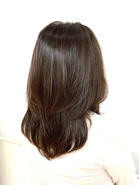 クオリス 赤塚店(QUALIS) 20代30代/ミディアムレイヤー/ 大人レイヤー/ココアブラウン