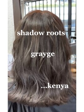 ソーエン バイ ヘッドライト 熊本店(soen by HEADLIGHT) シャドールーツ☆シルバーグレージュ☆