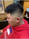 濡れパン×スキンフェード 新橋 理容室 床屋 ヒロ銀座