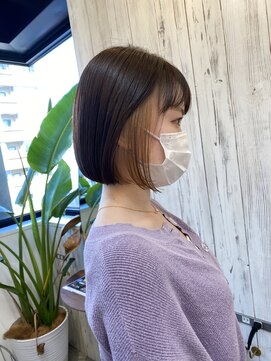 ロンドアジュール 横浜(Lond azur) 【阿部もえる】ボブ×インナーカラー