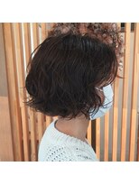 アクセヘアー 町田(acce hair)&nbsp;ボブの外ハネゆるウェーブ