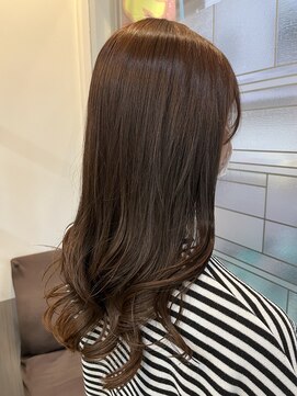 ヘアアンドメイク 心座(hair&make) ナチュラルショコラバイオレット　福田昌子