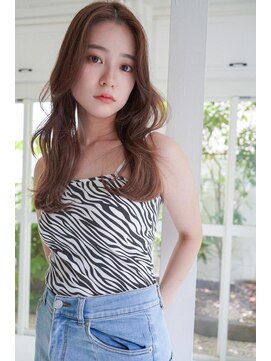 アンジェリカラボ 梅田店(ANGELICA LABO) ANGELICA 韓国くびれ/ミディアムヘア/ココアベージュ