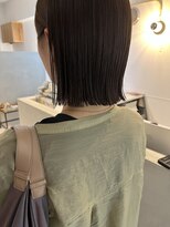 カフカ(CAFCA)&nbsp;酸性ストレート×切りっぱなしボブ.