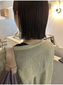 酸性ストレート×切りっぱなしボブ.