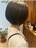 【adept金町店 軽米style】小顔前下がりボブ