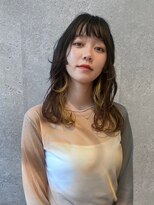 アース 三軒茶屋店(HAIR&MAKE EARTH) 三軒茶屋_レディース_ロング_コテ巻き_レイヤー_インナーカラー_