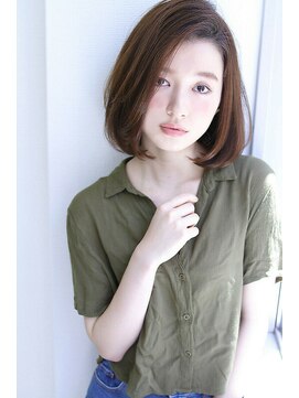 リル 西宮(LiL') 【LiL'西宮】ナチュラル_大人ボブ_ブランジュ_かきあげ★