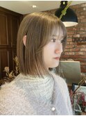 【macana指名】ボブ　くすみベージュ　ブラウンベージュ