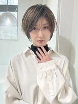 ロンドエニカ 大宮(Lond enika)&nbsp;切りっぱなしボブエアリーロング美髪ピンクブラウン[大宮]