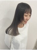 さらふわのマッシュロングバング
