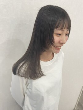 トロンヘアー(tronc hair) さらふわのマッシュロングバング