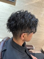 銀座マツナガ 浅草店&nbsp;ツイストスパイラルセンターパートマッシュツーブロック