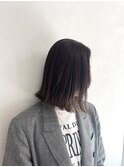 小森谷,黒髪,ボブルフ,ネビージュ,小顔,ワンレンj63