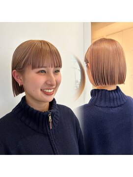 ガーランド (Garland) 切りっぱなしボブ/顔周りレイヤー/前髪/原宿神宮前