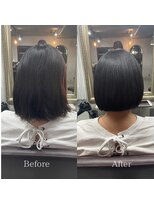 アヤメ 巣鴨店(ayame) 髪質改善_ミニボブ_あごラインボブ_艶髪_巣鴨