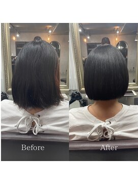 アヤメ 巣鴨店(ayame) 髪質改善_ミニボブ_あごラインボブ_艶髪_巣鴨