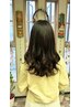 艶髪カールスタイル　毛髪改善デジタルパーマ+カット￥17600～→￥16000～