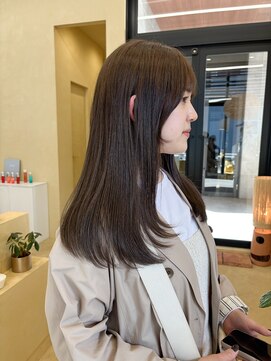 スニュウ(snuw) (snuw_hotaru)レイヤーボブマロンベージュラベンダーミルクティ