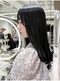 グレージュカラー/髪質改善/美髪/暗髪/レイヤーカット[恵比寿駅]