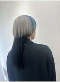 シルバー×ブルー