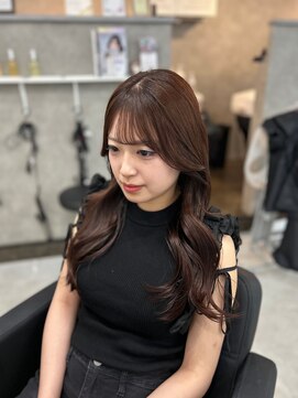 マーシュ 梅田(marshu) Cherry brown/レイヤーカット