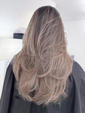 ザワン(the one .) 【the one.】レイヤー×バレイヤージュカラー21 -TANAKA-