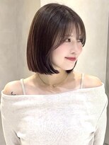 ロンドリメゾン 原宿(Lond re Maison.)&nbsp;くすみベージュ/ボブ/前髪/レイヤー/髪質改善/縮毛矯正/原宿