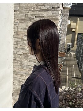 艶感バーガンディカラー