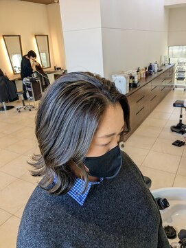 グランドウシワカマル(GRAND ushiwakamaru) 白髪ぼかし、ダブルカラー