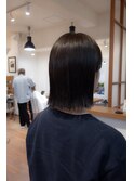 ライン感を活かした切りっぱなしボブ【honoka】
