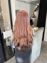 ラフ(LAFF)&nbsp;ピンクベージュ/エンドカラー/ダークブラウン