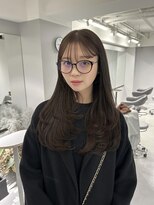 ブラン(Blanc Aoyama)&nbsp;レイヤーカット/顔まわりカット/ブリーチなし/ボブ/ミディアム