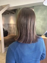 エイトオロク 那覇小禄店(EIGHT oroku) 春に映える上品艶ブラウン外ハネミディスタイル