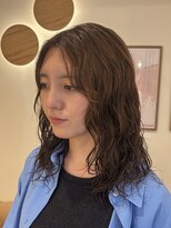 ラヴィズム 栄店(LUVISM) ミディアム/ボブ/レイヤー/顔周りレイヤー/パーマ/艶カラー