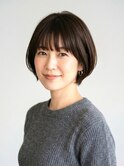 ☆まとまりやすさNo.1！長めショートボブ 20代30代40代50代