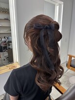 花恋 ハーフアップ