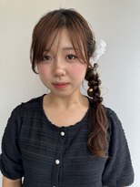 エバーグリーン(ever Green)&nbsp;サイド編みおろしヘア☆