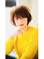 ボニークチュール(BONNY COUTURE) 【大人のヘアスタイル】大人可愛いショートボブ！