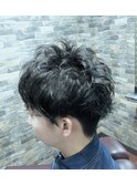 メンズショートパーマスタイル