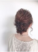 結婚式ヘアセット