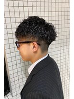 エヌドットバーバー ヒロオ(N.BARBER HIROO) ツイストショートマッシュ<広尾><理容室><ツイストパーマ>