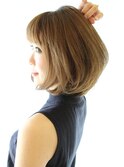 30代40代50代大人可愛いボブ　ひし形ボブで頭の形が綺麗
