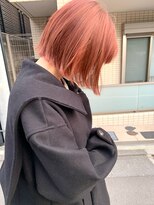 ノーム(norm) オレンジボブ/サーモンピンク