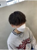 波巻きパーマ