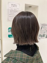 アブニールドール 大山台店&nbsp;【ブリーチなし】ぷつっとボブ×ピンクグレージュ