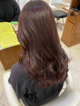 イーストハムネオ(EAST HAM NEO) 韓国レイヤーカット/艶髪チェリーブラウン