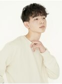 黒髪/グレーベージュ/レイヤーロング/前髪パーマ[新宿駅]
